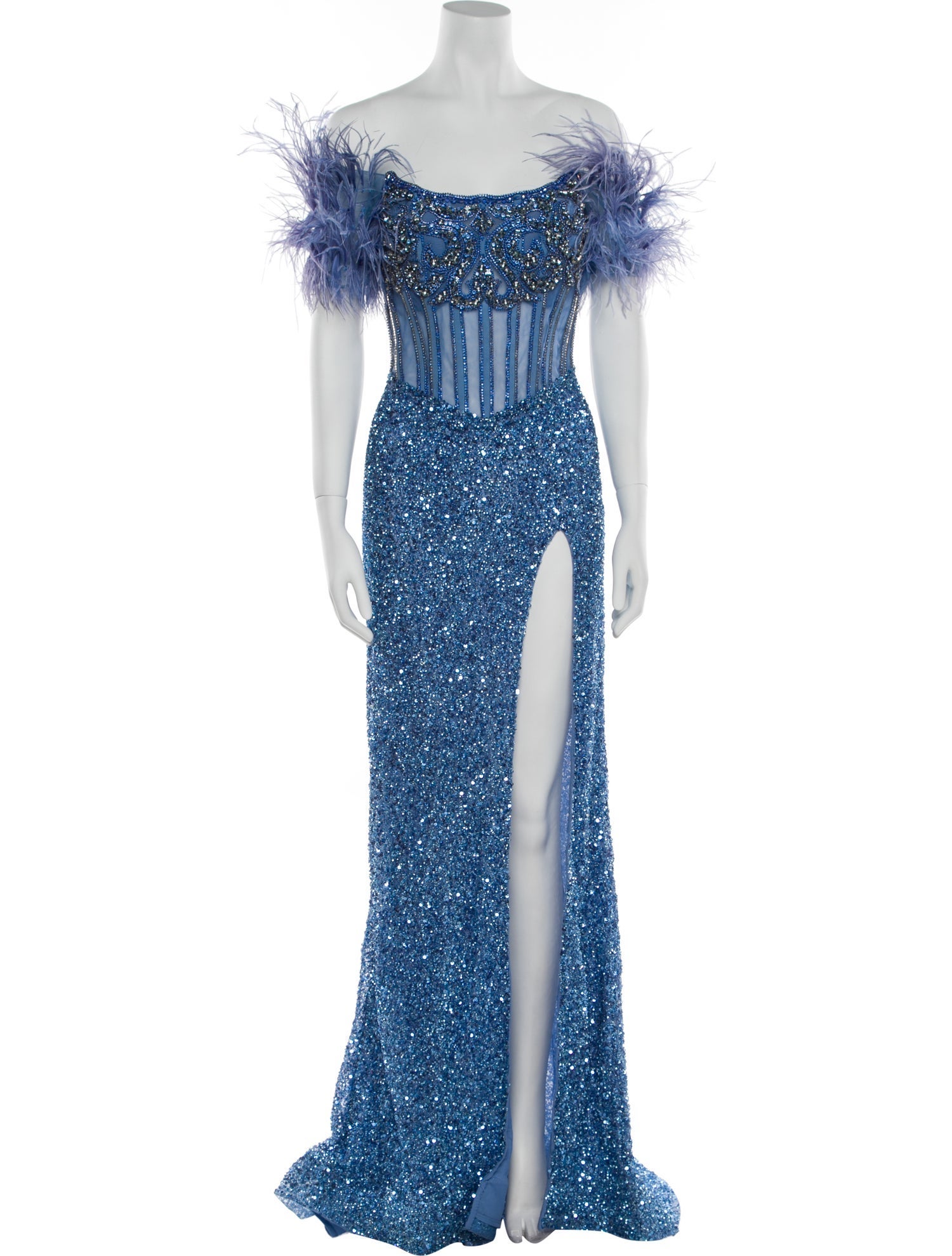 Portia & Scarlett Lace Pattern Long Dress w/ Tags