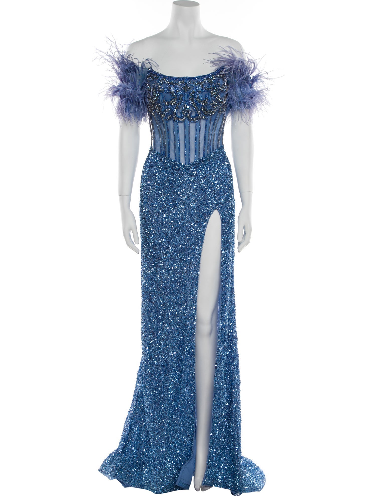 Portia & Scarlett Lace Pattern Long Dress w/ Tags