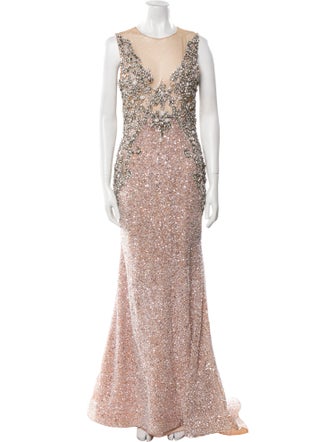 Portia & Scarlett Crew Neck Long Dress