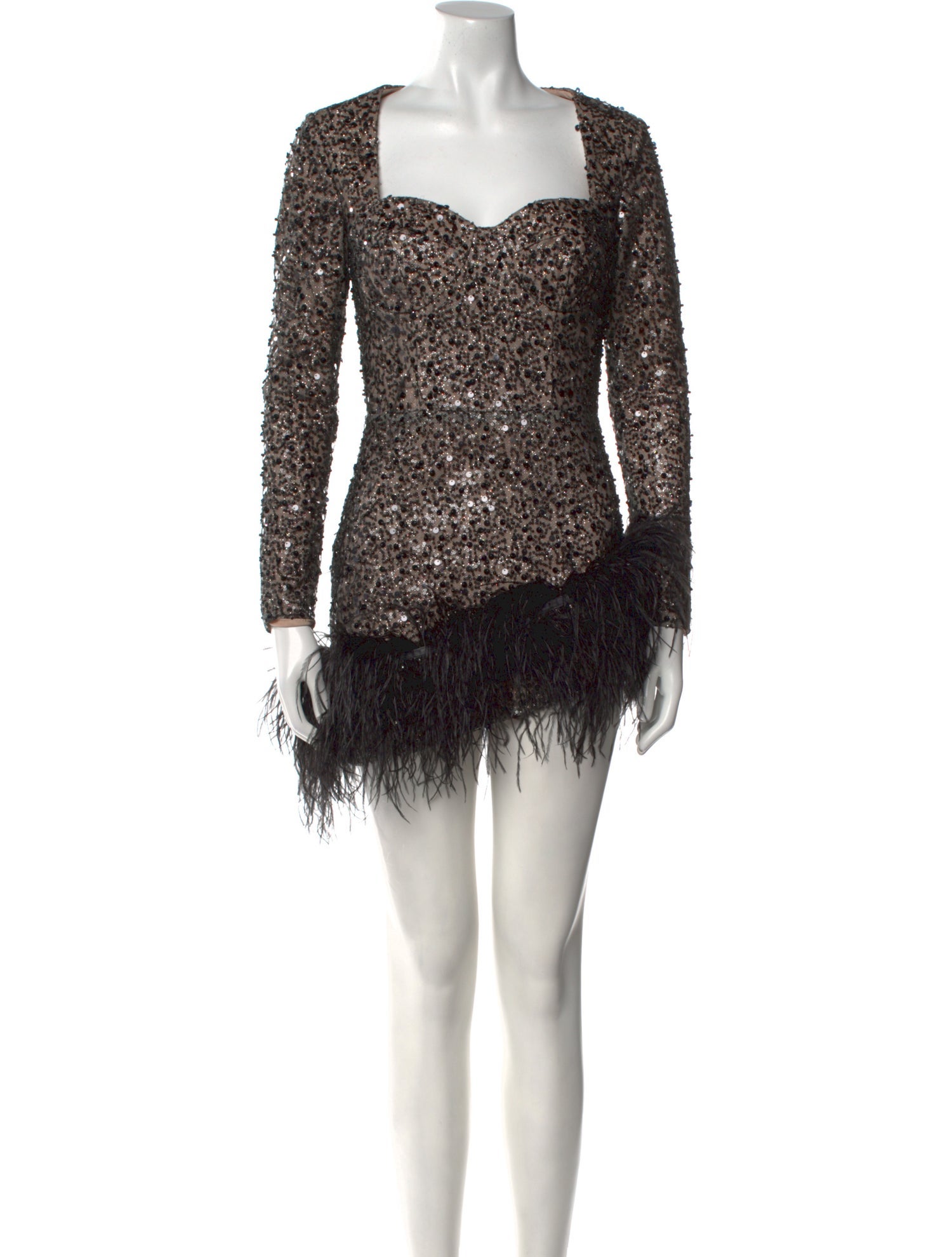 Portia & Scarlett Square Neckline Mini Dress