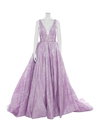 Portia & Scarlett V-Neck Long Dress