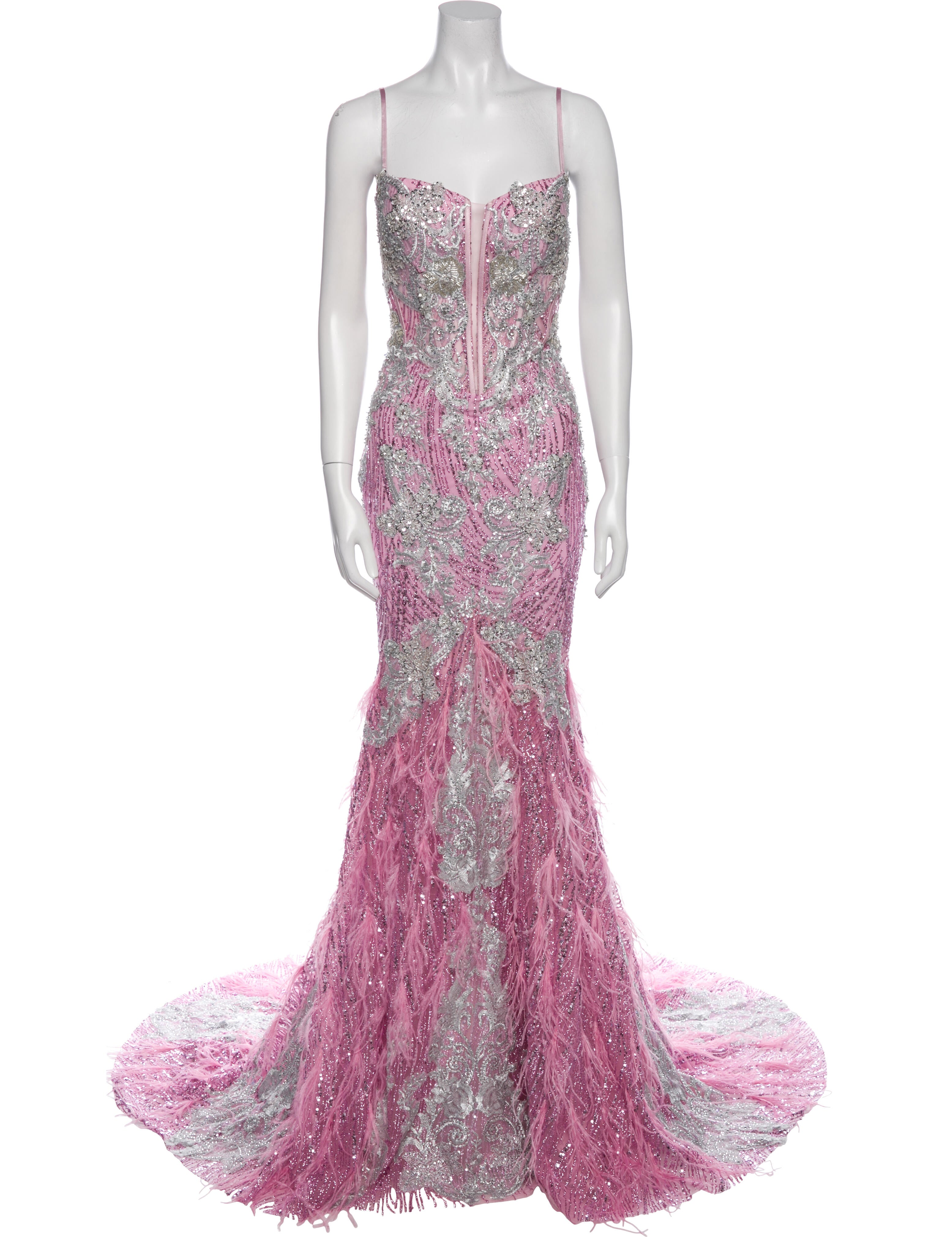 Portia & Scarlett Lace Pattern Long Dress w/ Tags