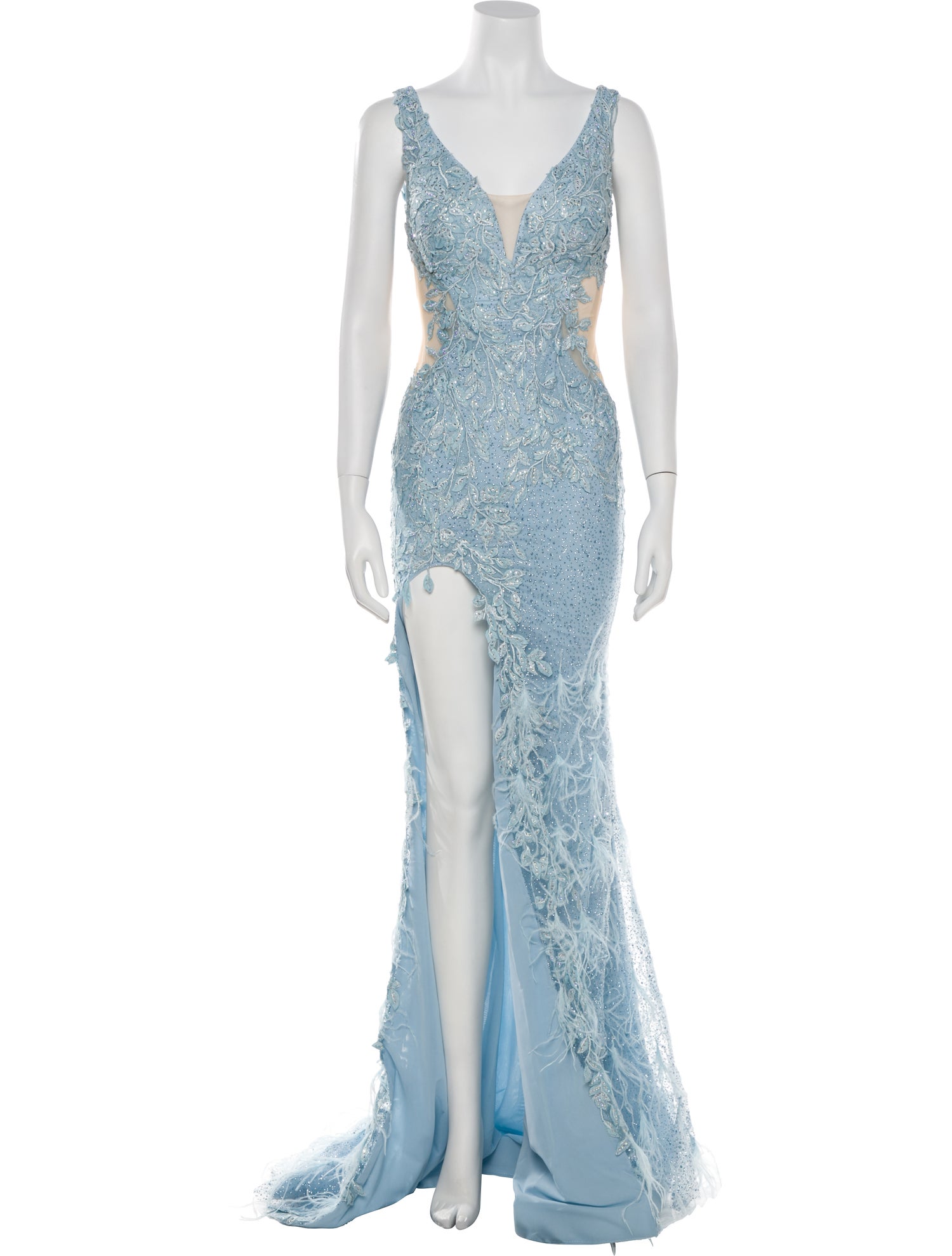 Portia & Scarlett Lace Pattern Long Dress