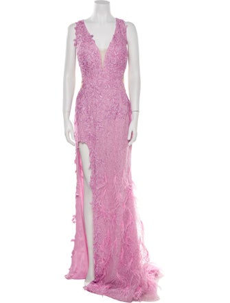 Portia & Scarlett V-Neck Long Dress