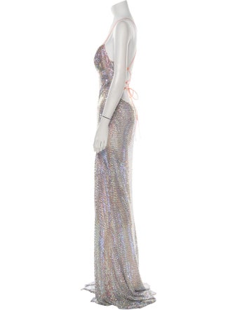 Portia & Scarlett V-Neck Long Dress