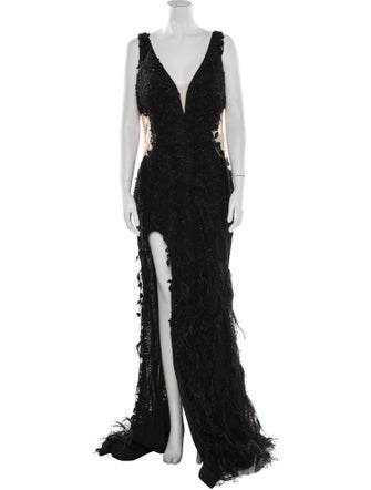 Portia & Scarlett V-Neck Long Dress