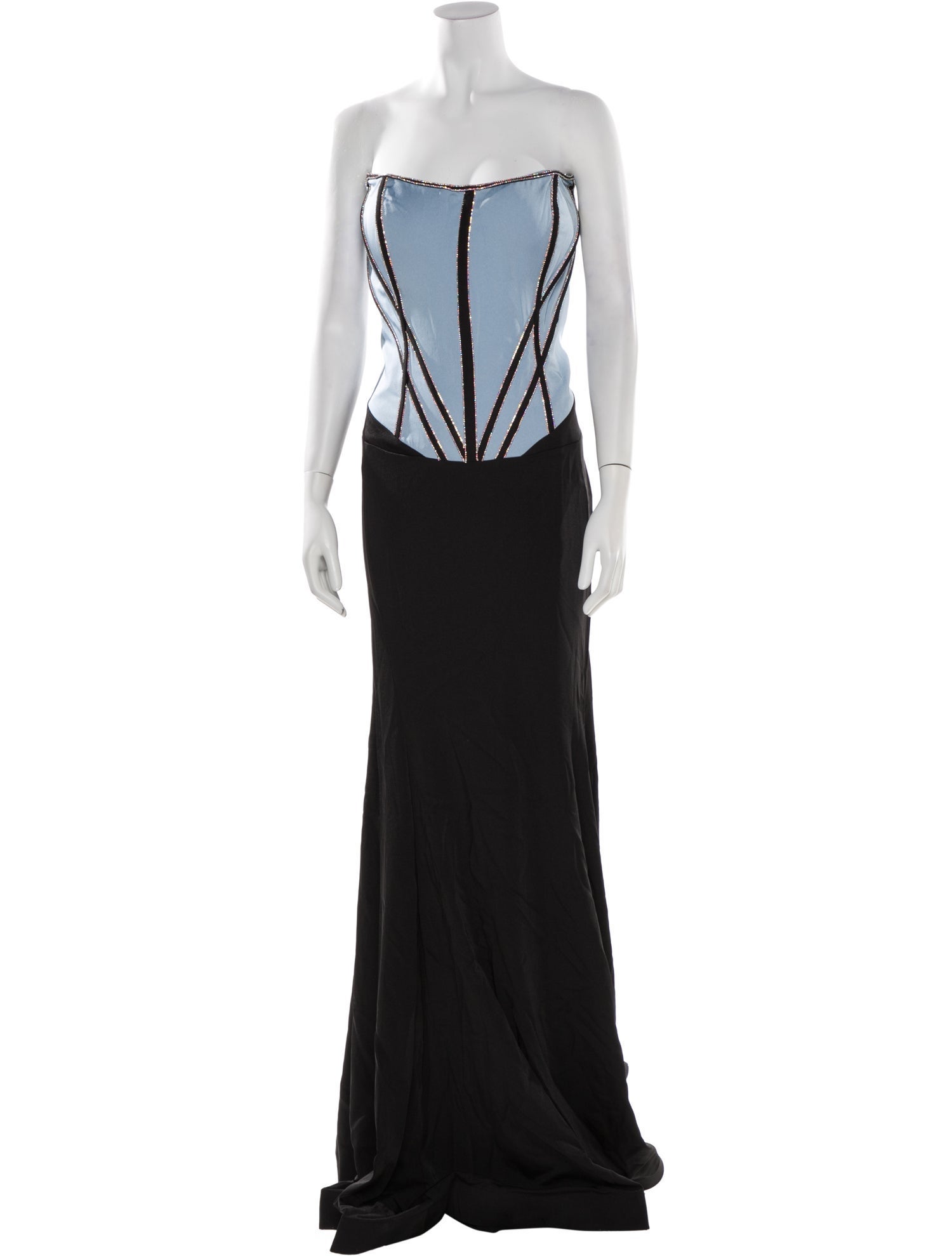 Portia & Scarlett Colorblock Pattern Long Dress