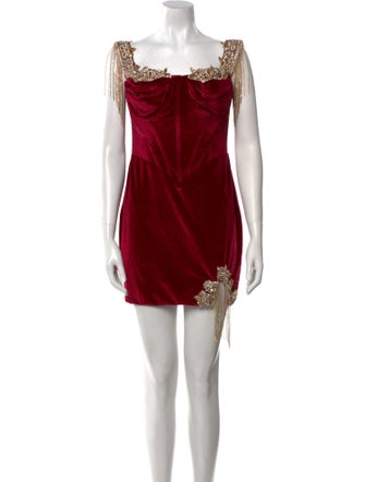 Portia & Scarlett Velvet Mini Dress