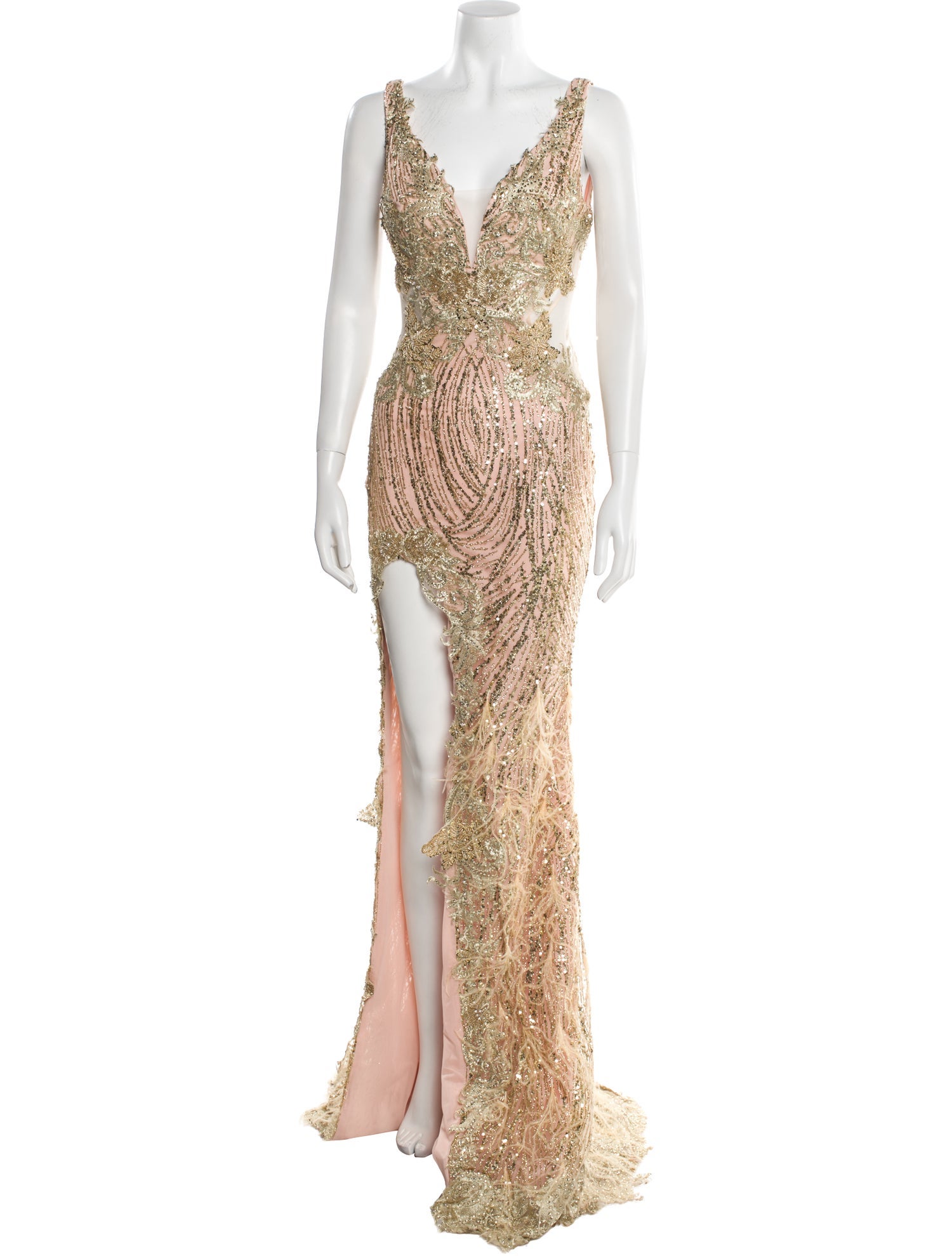 Portia & Scarlett Lace Pattern Long Dress