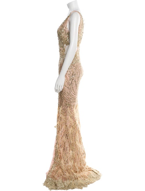 Portia & Scarlett Lace Pattern Long Dress