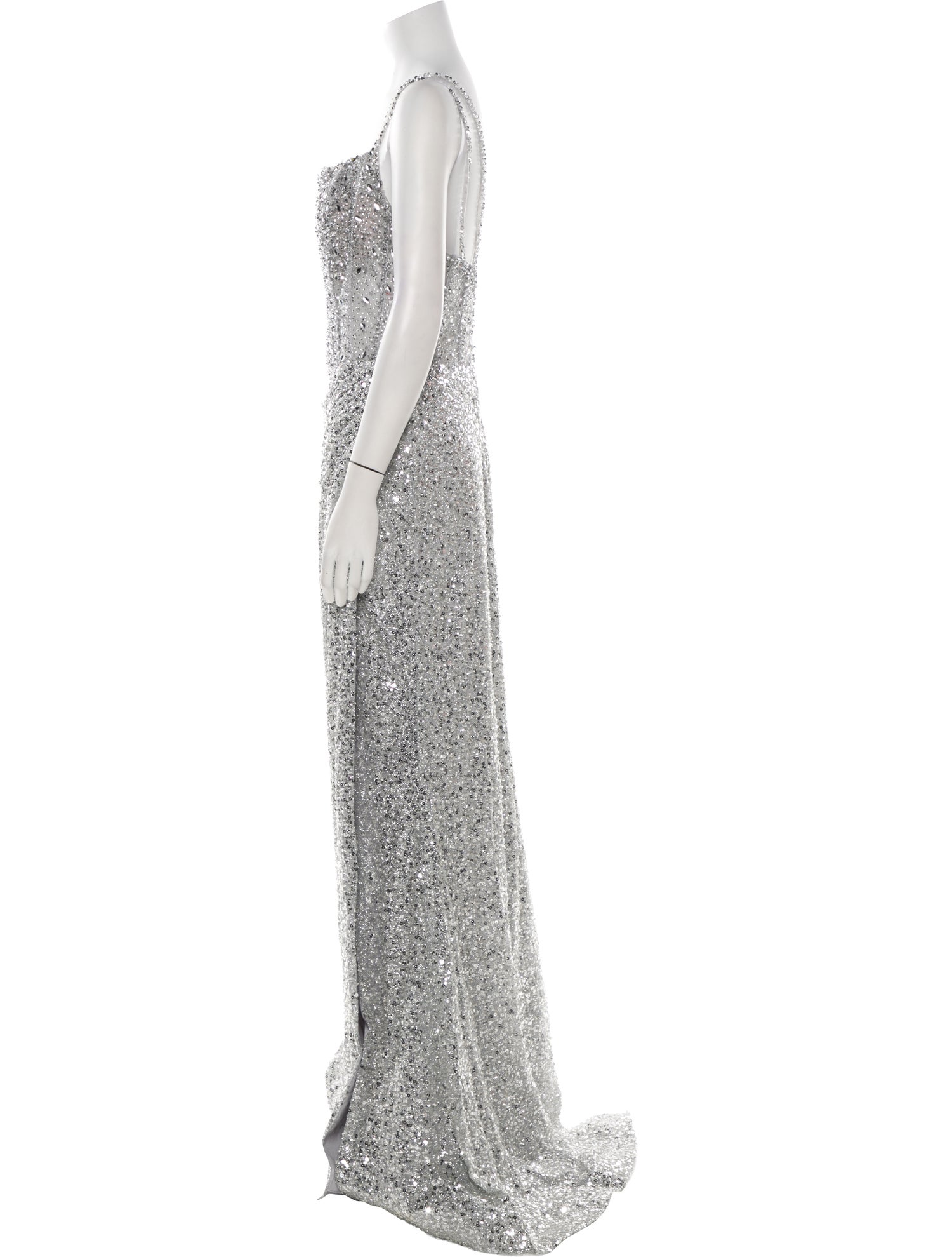 Portia & Scarlett Lace Pattern Long Dress