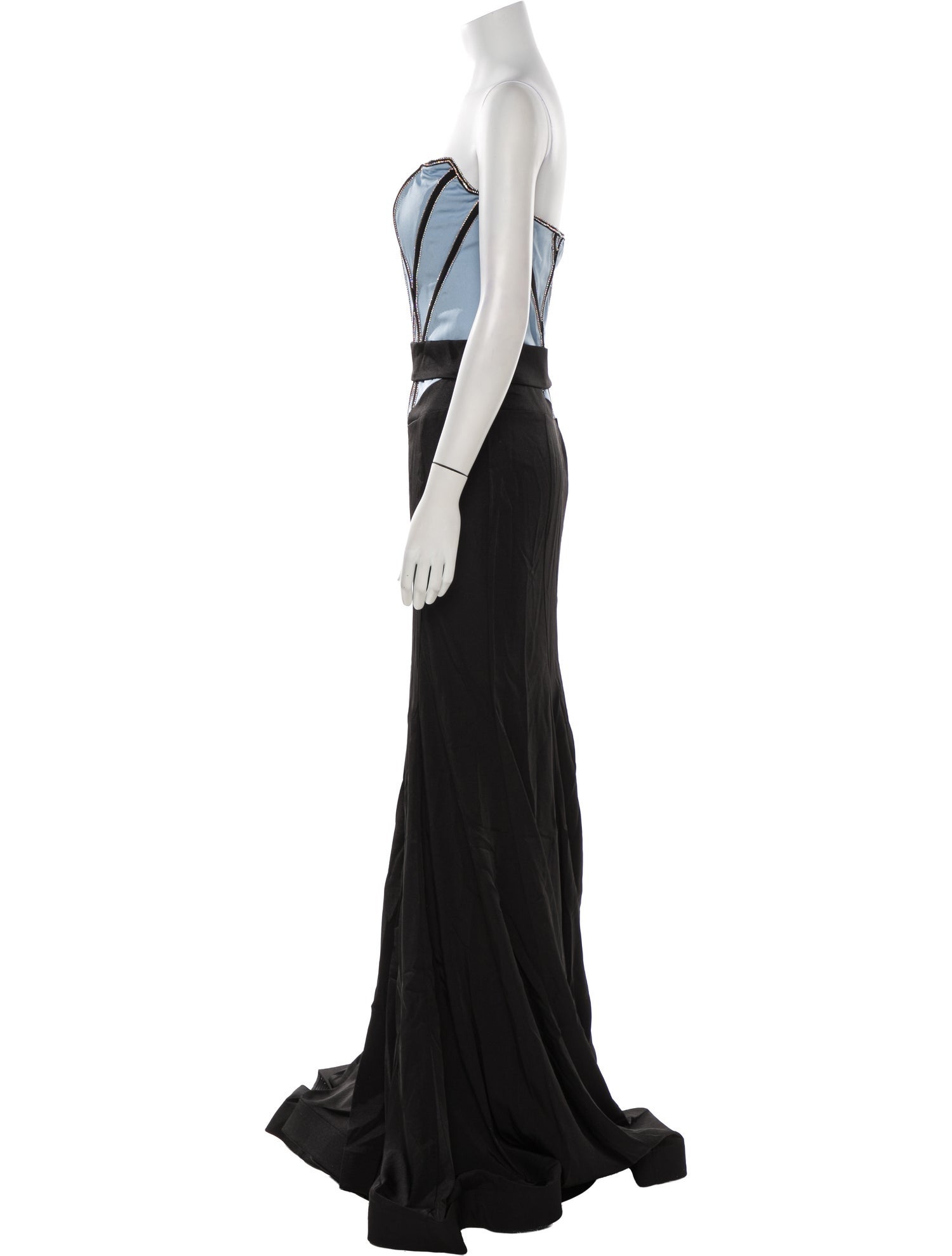 Portia & Scarlett Colorblock Pattern Long Dress