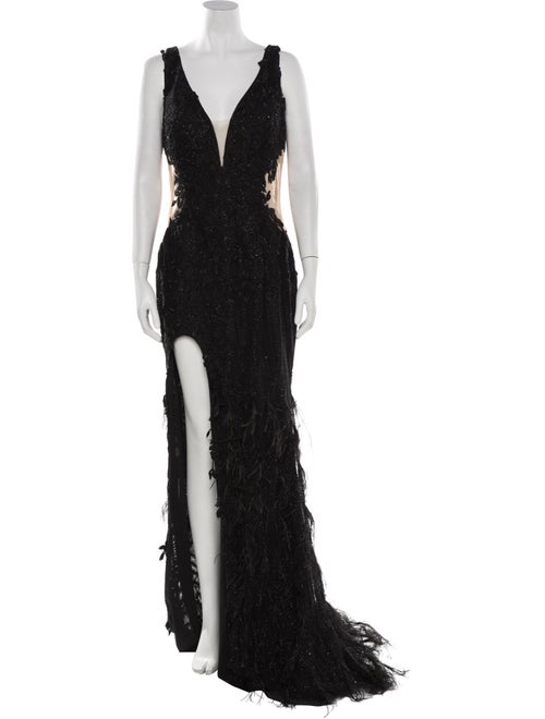 Portia & Scarlett V-Neck Long Dress