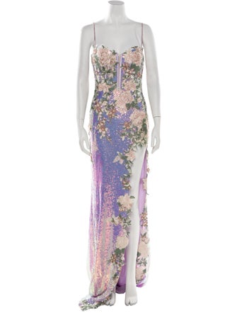 Portia & Scarlett Floral Print Long Dress