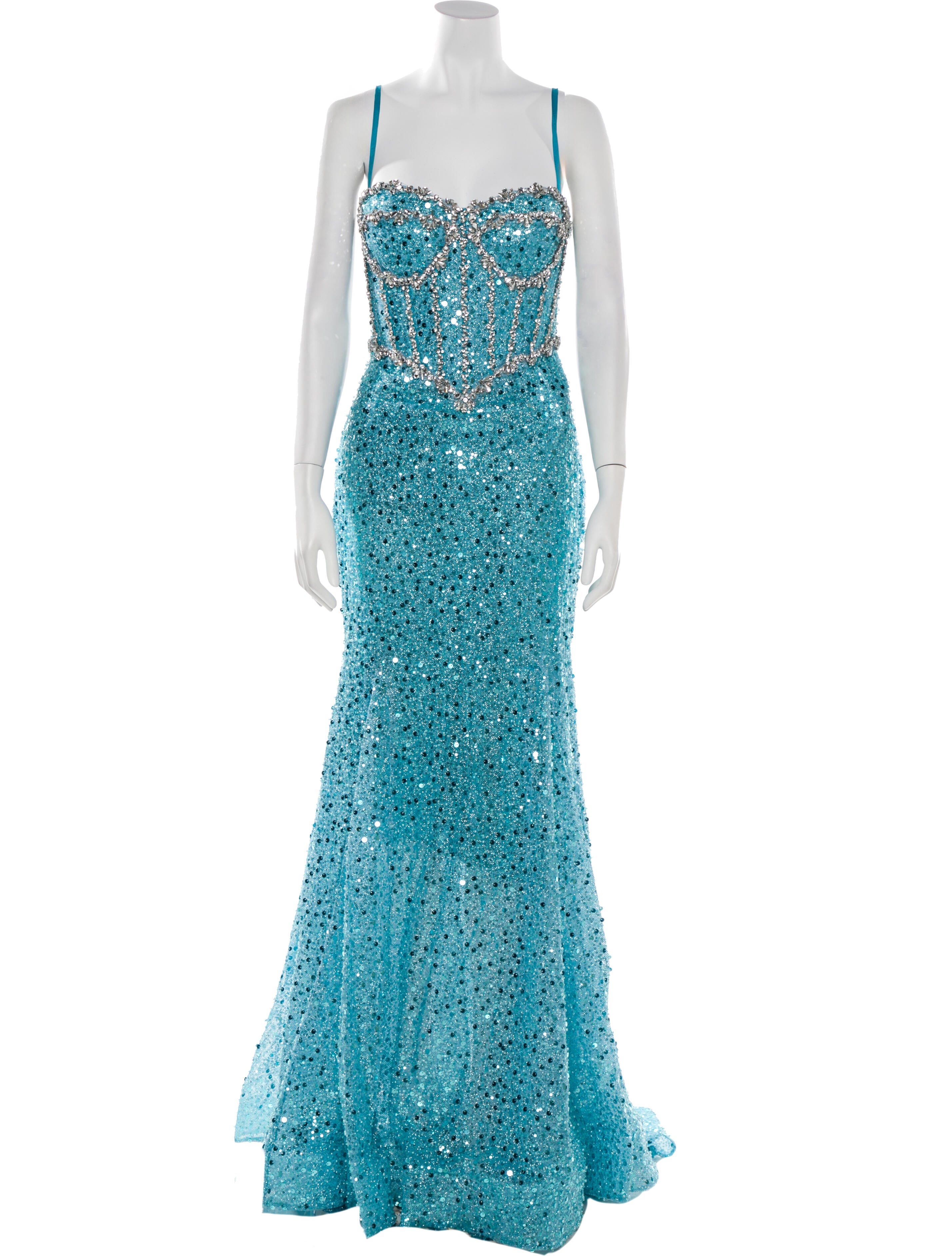 Portia & Scarlett Square Neckline Long Dress