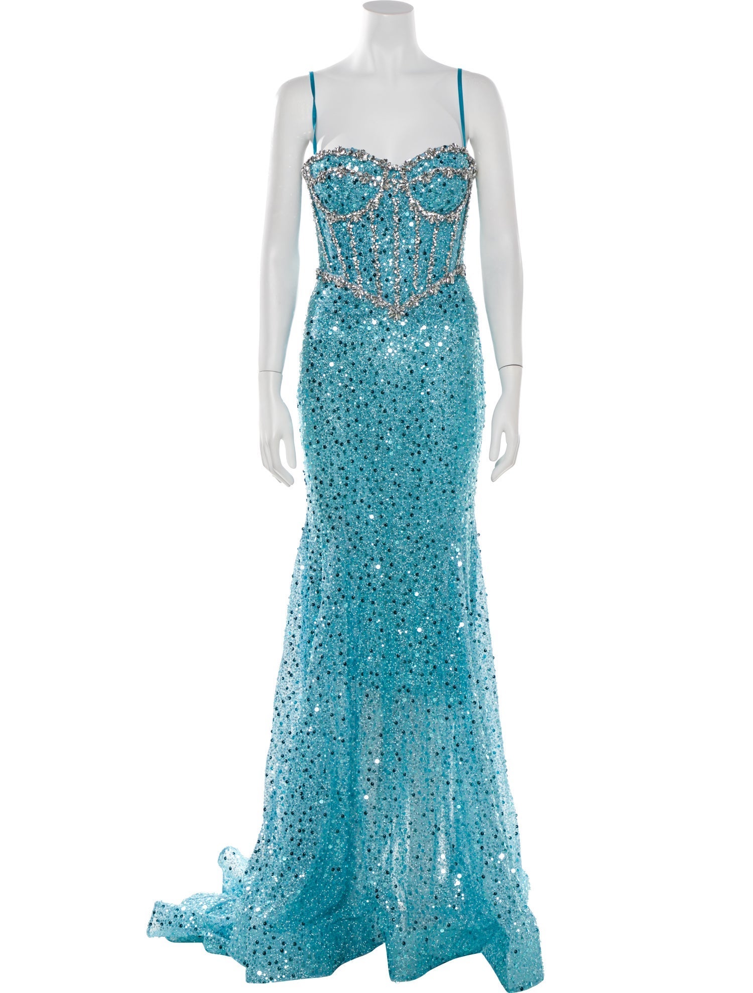 Portia & Scarlett Lace Pattern Long Dress w/ Tags