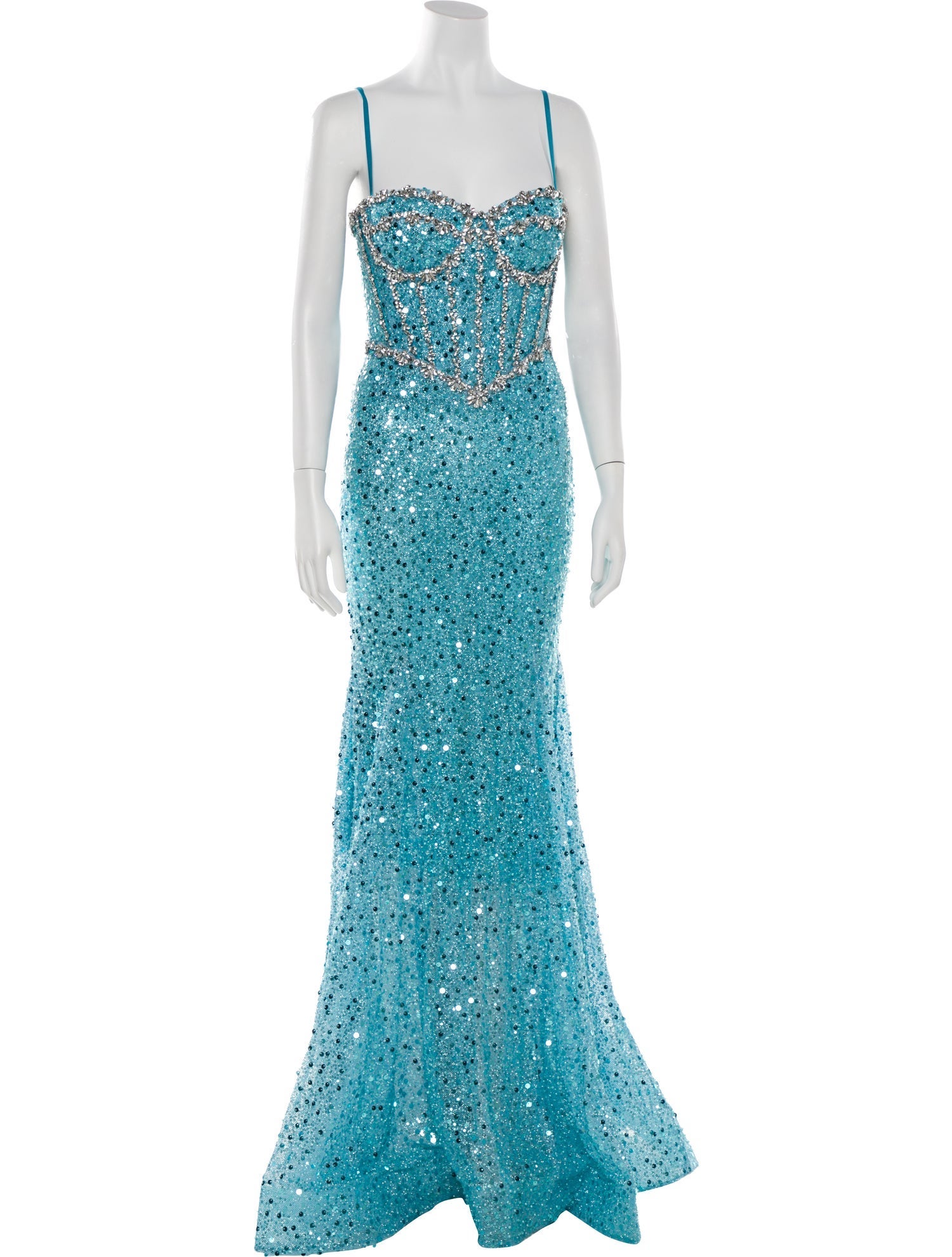 Portia & Scarlett Square Neckline Long Dress