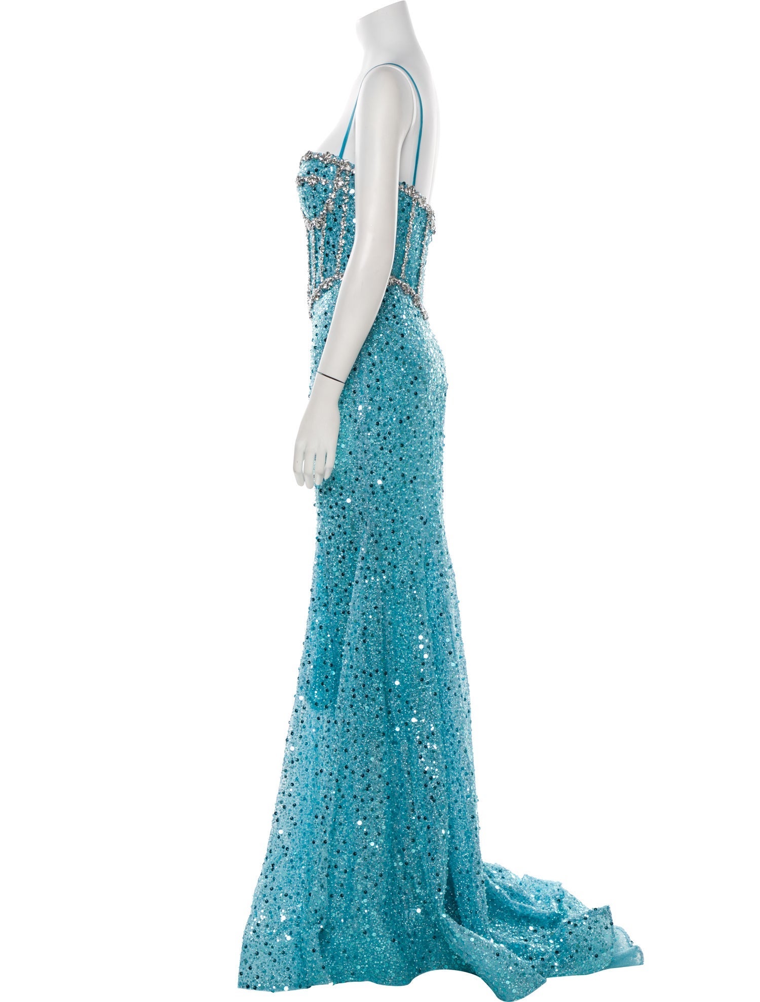 Portia & Scarlett Square Neckline Long Dress