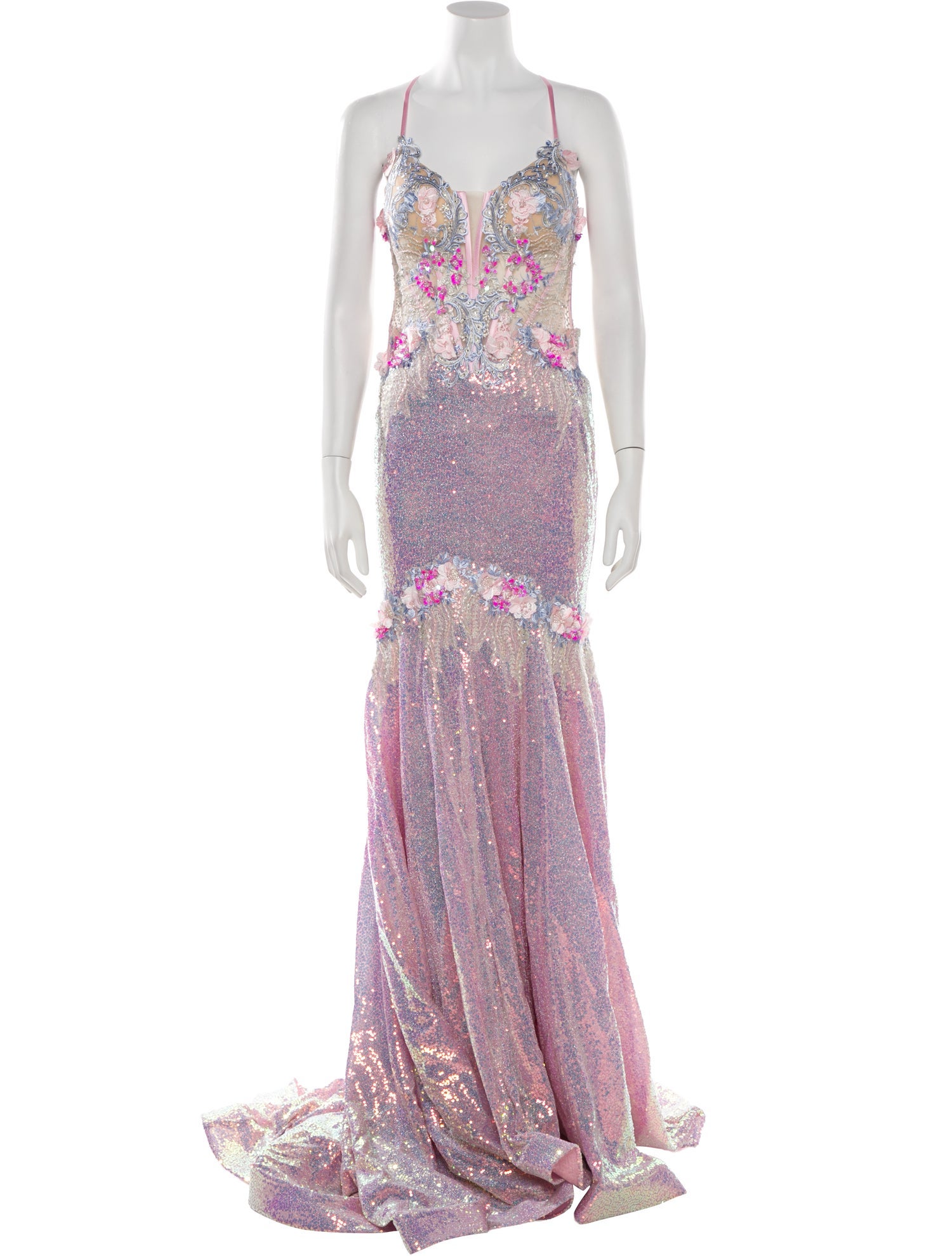 Portia & Scarlett Sequin Long Dress w/ Tags