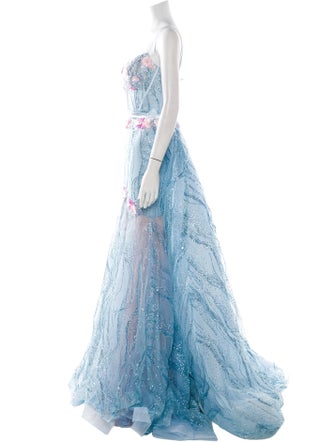 Portia & Scarlett Paisley Print Long Dress