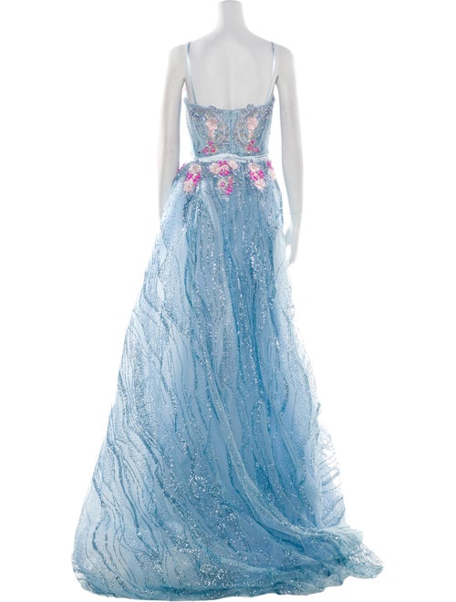 Portia & Scarlett Paisley Print Long Dress