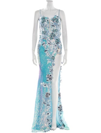 Portia & Scarlett Floral Print Long Dress