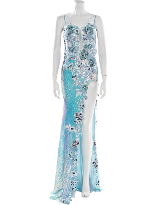 Portia & Scarlett Floral Print Long Dress