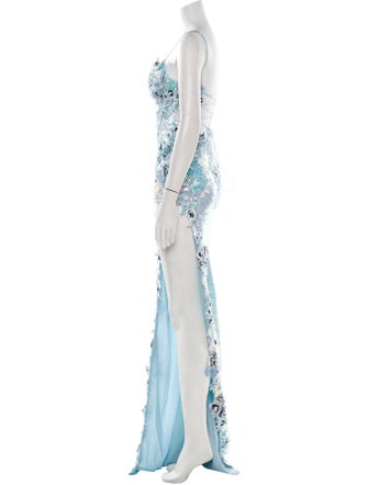 Portia & Scarlett Floral Print Long Dress