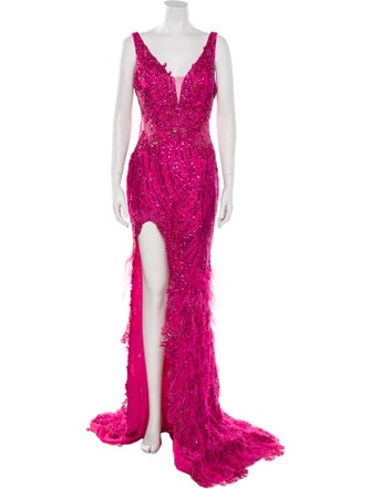 Portia & Scarlett V-Neck Long Dress