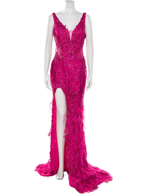 Portia & Scarlett V-Neck Long Dress