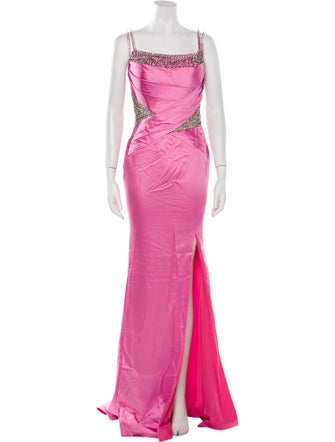 Portia & Scarlett Square Neckline Long Dress