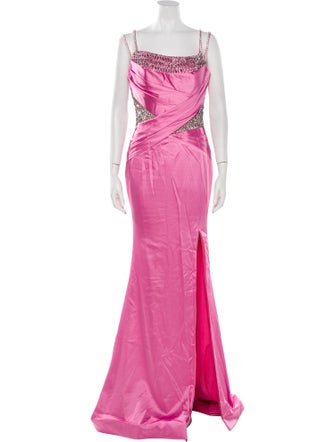 Portia & Scarlett Square Neckline Long Dress