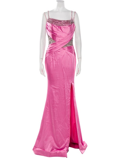 Portia & Scarlett Square Neckline Long Dress