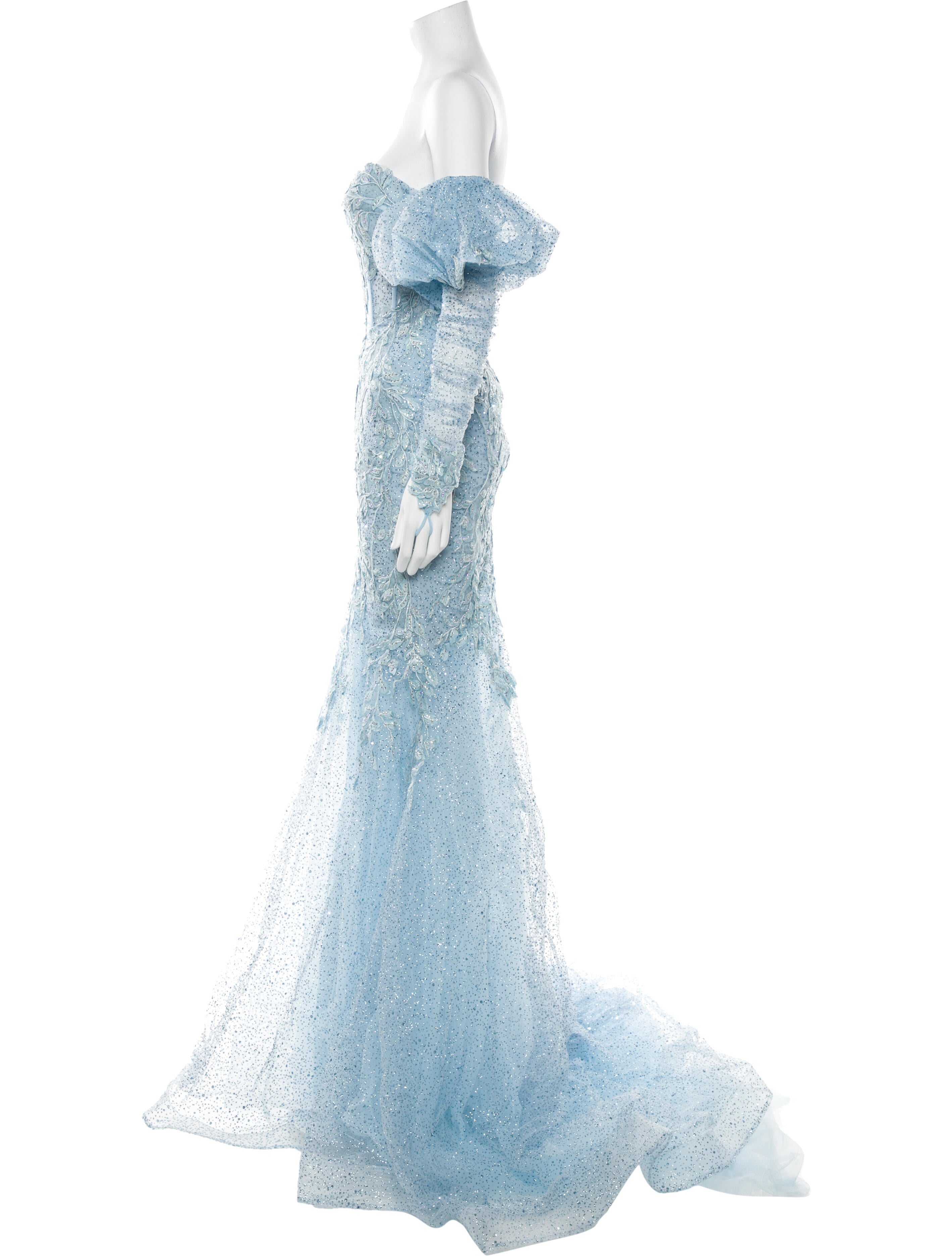 Portia & Scarlett Lace Pattern Long Dress