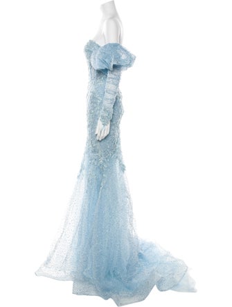 Portia & Scarlett Lace Pattern Long Dress