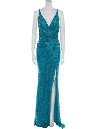 Portia & Scarlett Cowl Neck Long Dress