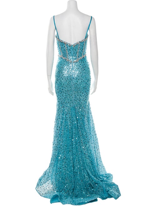 Portia & Scarlett Square Neckline Long Dress