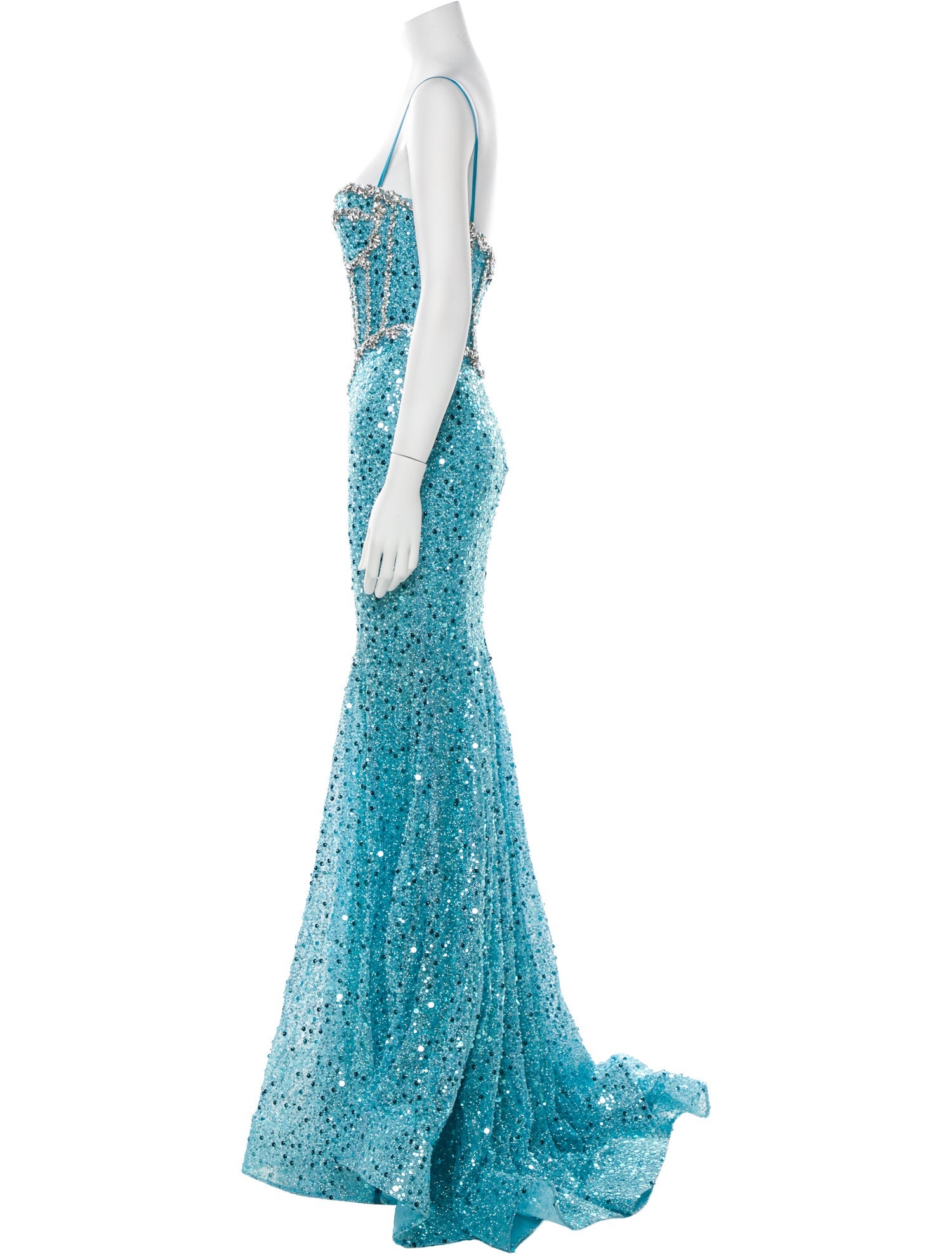 Portia & Scarlett Square Neckline Long Dress