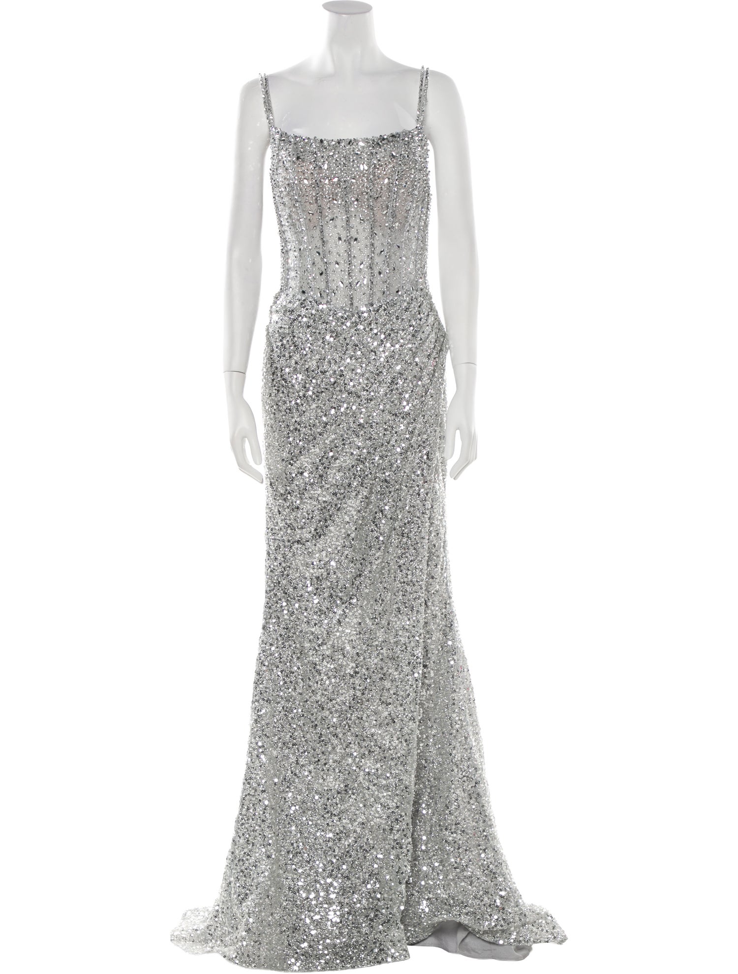 Portia & Scarlett Square Neckline Long Dress