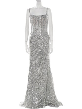 Portia & Scarlett Square Neckline Long Dress