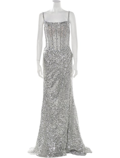 Portia & Scarlett Square Neckline Long Dress