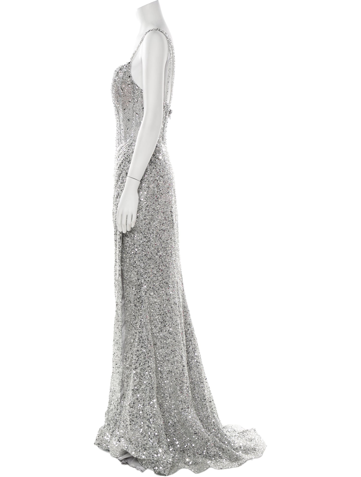 Portia & Scarlett Square Neckline Long Dress