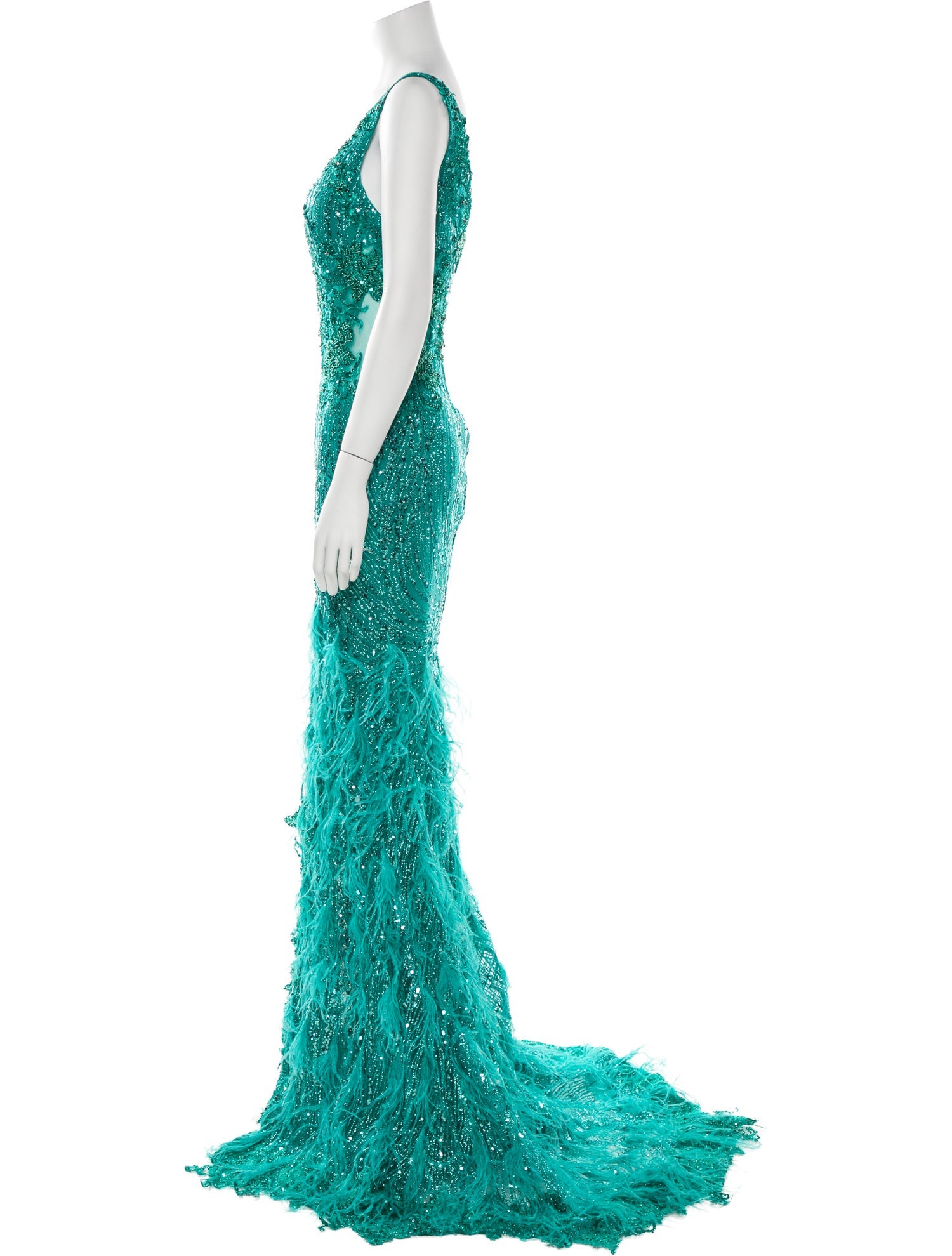 Portia & Scarlett Lace Pattern Long Dress