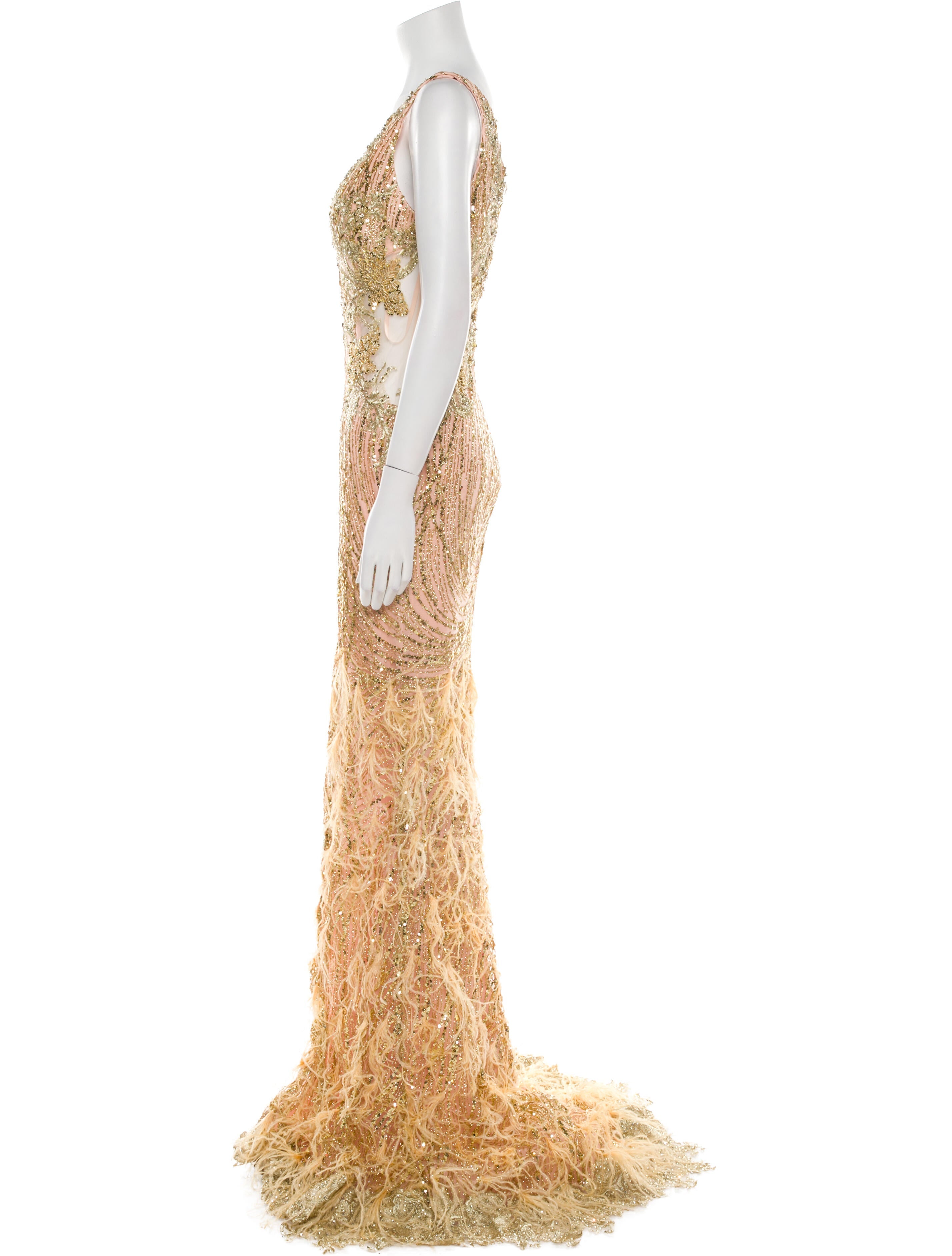 Portia & Scarlett Lace Pattern Long Dress