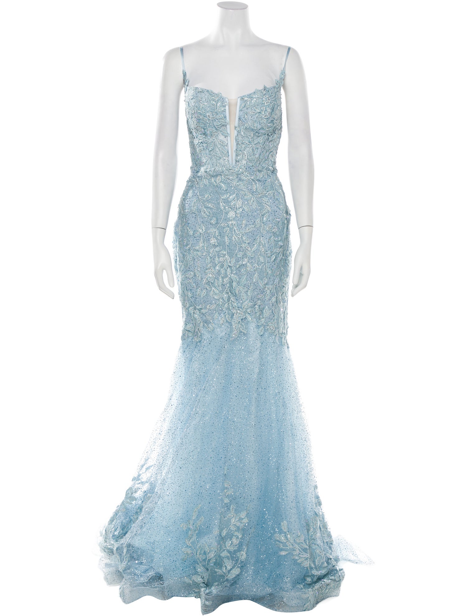 Portia & Scarlett Lace Pattern Long Dress