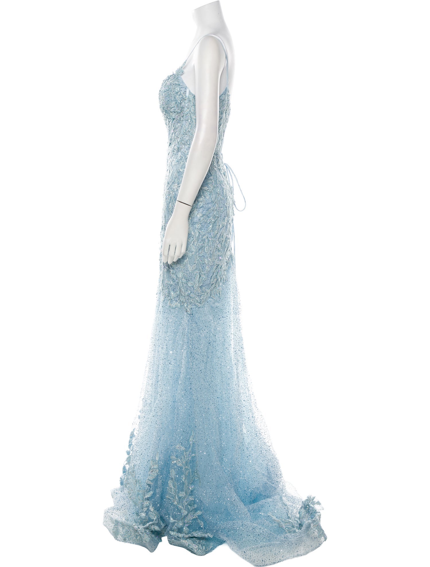 Portia & Scarlett Lace Pattern Long Dress