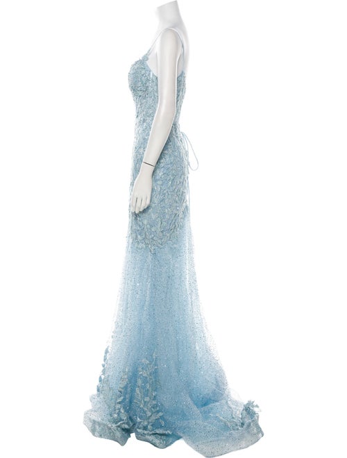 Portia & Scarlett Lace Pattern Long Dress