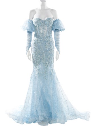 Portia & Scarlett Lace Pattern Long Dress