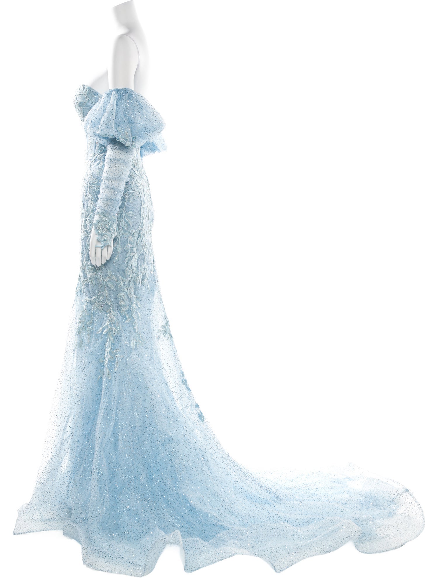 Portia & Scarlett Lace Pattern Long Dress