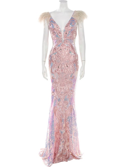 Portia & Scarlett Patterned Long Dress